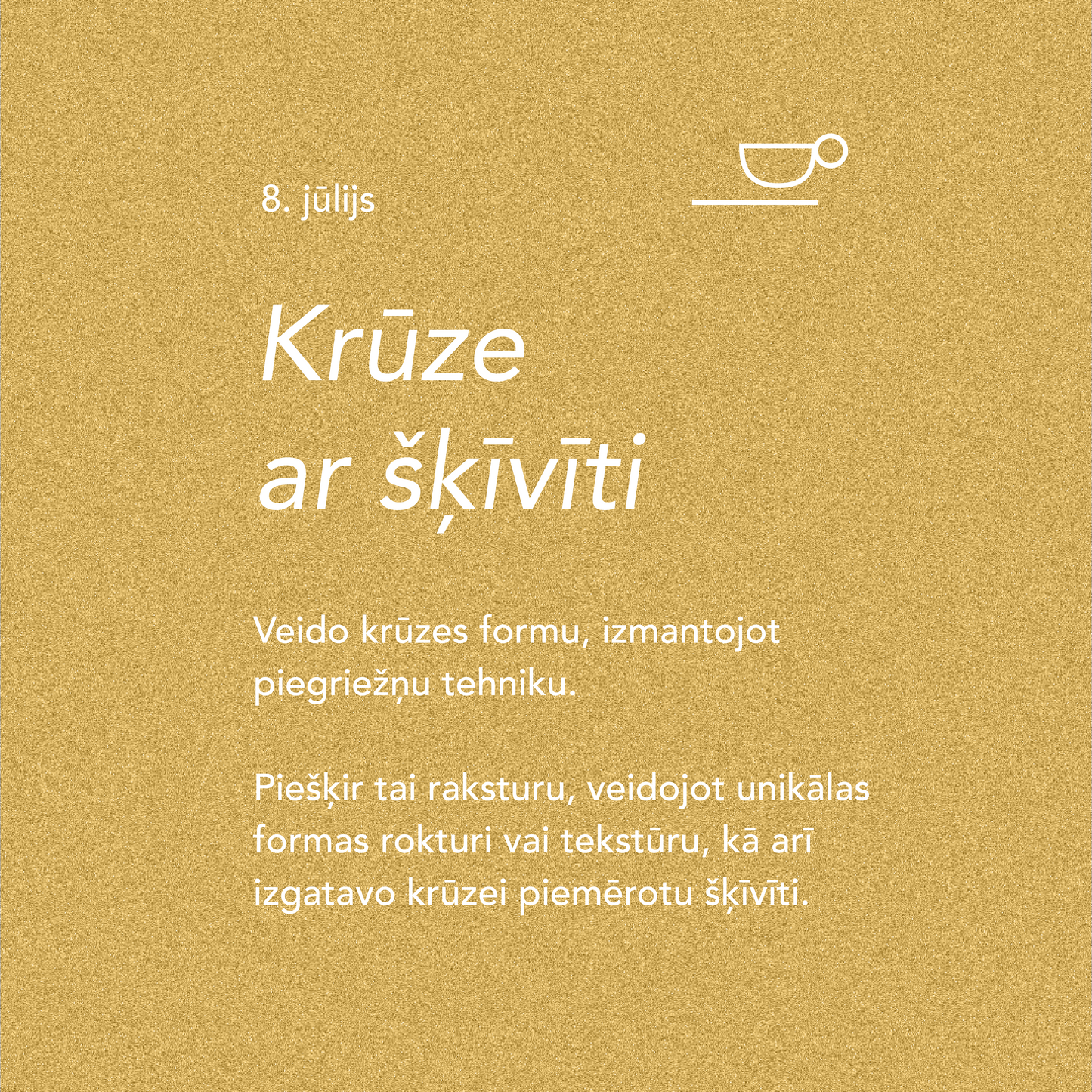 KERAMIKAS VASARAS KURSS I